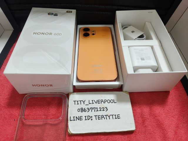 ขาย Honor 600 5G สี Orange  เครื่องศูนย์ไทย ประกันเกือบ 2 ปี