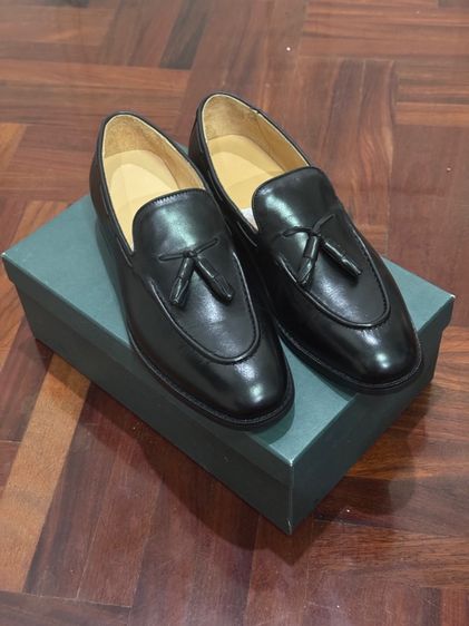 Preloved Bespoke Tassel Loafers Size EU 43  in Kidskin Leather