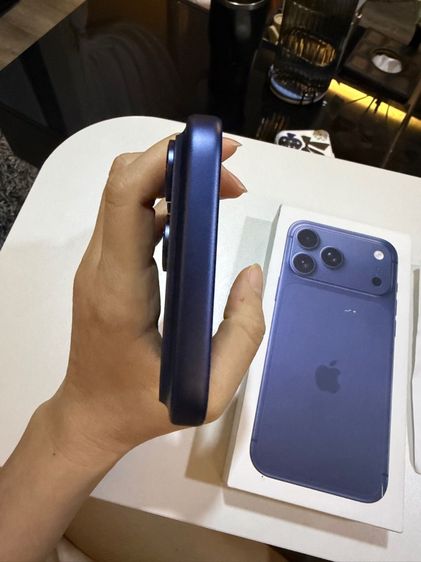 iphone 17pm สีdeepbule 256ประกันและicare รูปที่ 6