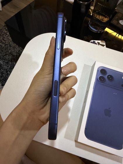 iphone 17pm สีdeepbule 256ประกันและicare รูปที่ 7