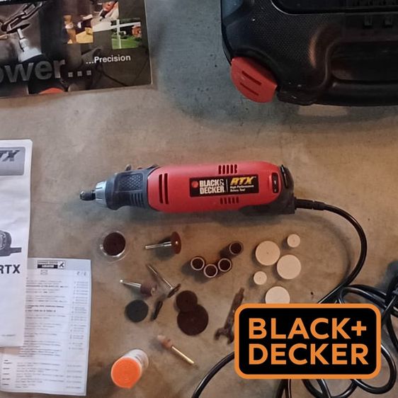 🇹🇭 เครื่องเจียร BlackDecker RTX1 แกน 3 มม. 850 บาท