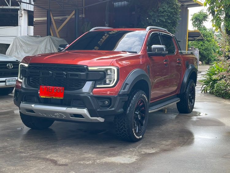 รถ Ford Ranger 2.0 Bi-Turbo 4WD Wildtrak สี ส้ม
