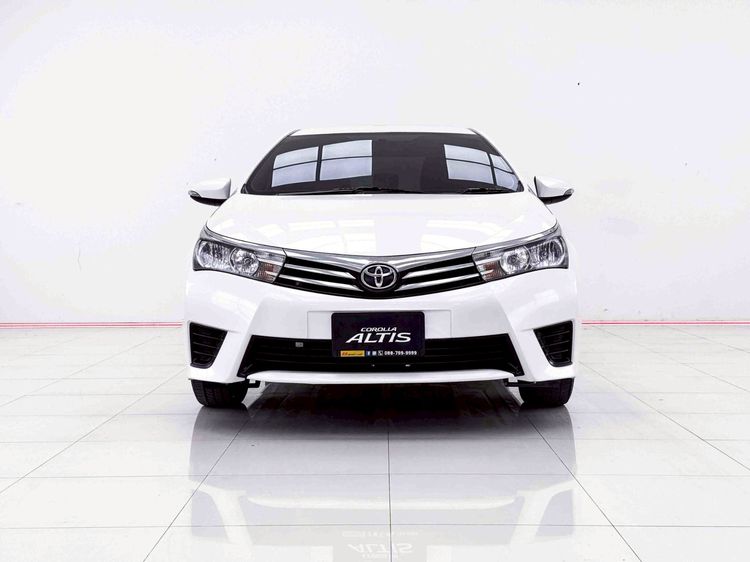 Toyota Altis 2014 1.8 E Sedan เบนซิน ไม่ติดแก๊ส เกียร์อัตโนมัติ ขาว รูปที่ 3