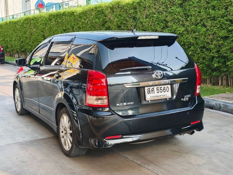 Toyota Wish 2005 2.0 Q Sedan เบนซิน ไม่ติดแก๊ส เกียร์อัตโนมัติ ดำ รูปที่ 4