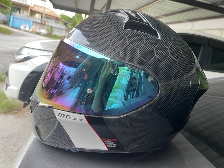 หมวกกันน็อกแท้MT KRE Snake Carbon รูปที่ 3