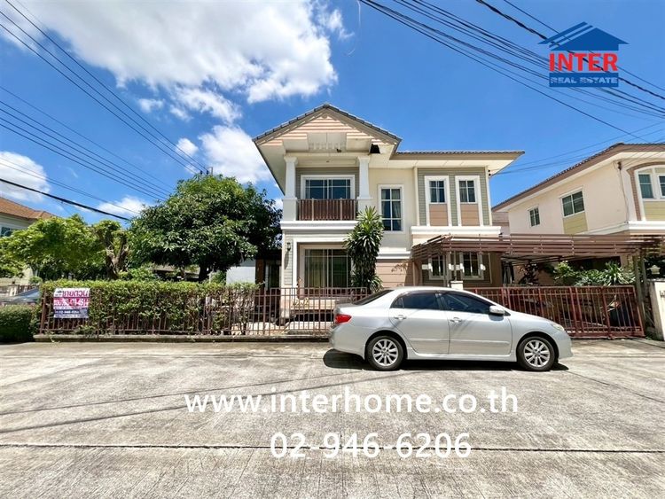 บ้านเดี่ยว 2 ชั้น 60.1 ตร.ว. หมู่บ้านภัสสร21 พระราม 9-วงแหวน ใกล้สนามบินสุวรรณภูมิ ซอยพัฒนาชนบท4 ถนนร่มเกล้า ถนนคู่ขนานกาญจนาภิเษก