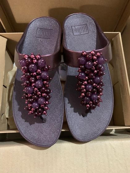FITFLOP รองเท้าแตะ  สี PURPLE ของใหม่ 39 รูปที่ 2