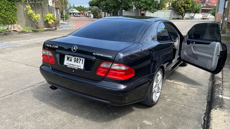 Mercedes-Benz CLK-Class 2000 CLK200 Kompressor Sedan เบนซิน ไม่ติดแก๊ส เกียร์อัตโนมัติ ดำ รูปที่ 3