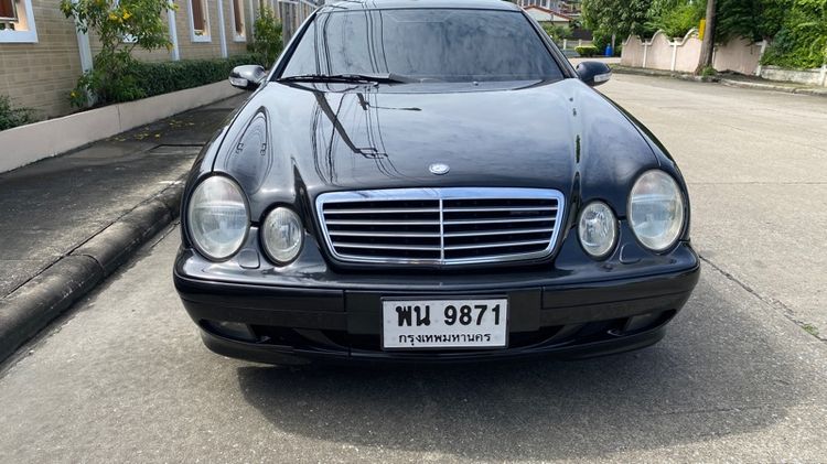 Mercedes-Benz CLK-Class 2000 CLK200 Kompressor Sedan เบนซิน ไม่ติดแก๊ส เกียร์อัตโนมัติ ดำ