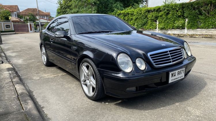 Mercedes-Benz CLK-Class 2000 CLK200 Kompressor Sedan เบนซิน ไม่ติดแก๊ส เกียร์อัตโนมัติ ดำ รูปที่ 2