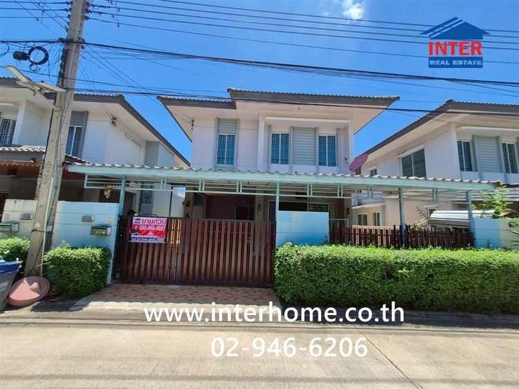 บ้านเดี่ยว 2 ชั้น 36.3 ตร.ว. หมู่บ้านพฤกษาวิลเลจ35 ใกล้ตลาดลุงช้าง คลองสาม ซอยหมู่บ้านพงศ์พาณิชย์วิลล่า ถนนรังสิต-นครนายก คลองหลวง ปทุมธานี