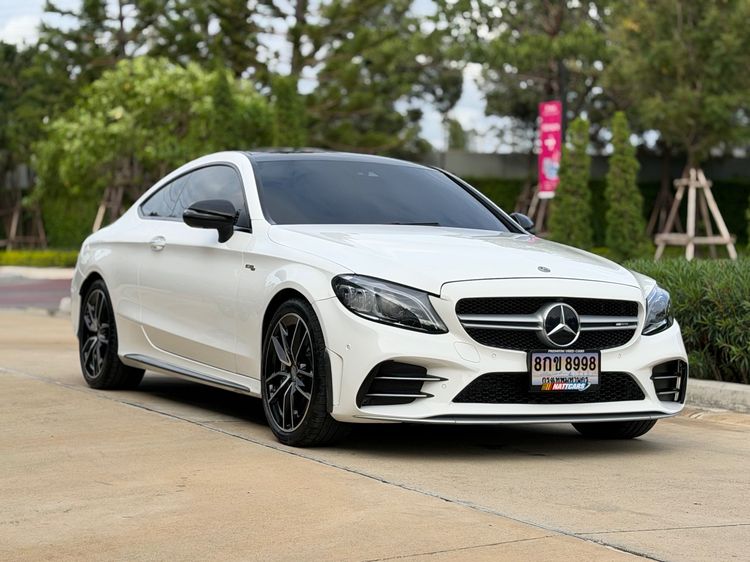 Mercedes-Benz C-Class 2020 C43 Sedan เบนซิน ไม่ติดแก๊ส เกียร์อัตโนมัติ ขาว รูปที่ 2