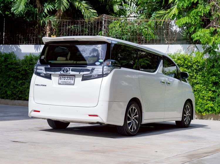 Toyota Vellfire 2017 2.5 V Van เบนซิน ไม่ติดแก๊ส เกียร์อัตโนมัติ ขาว รูปที่ 4