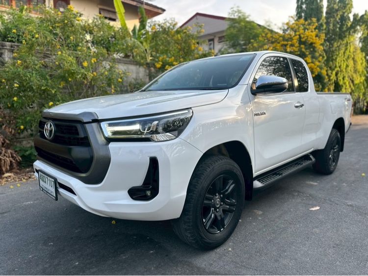 Toyota Hilux Revo 2021 2.4 Prerunner Mid Pickup ดีเซล ไม่ติดแก๊ส เกียร์อัตโนมัติ ขาว รูปที่ 2
