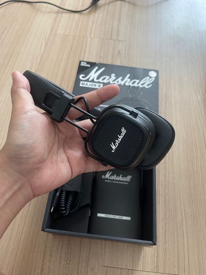 ปล่อยต่อหูฟัง Marshall Major V สีดำ รุ่นใหม่ล่าสุด อุปกรณ์ครบ ไม่ค่อยได้ใช้งาน ประกันเหลือ รูปที่ 3