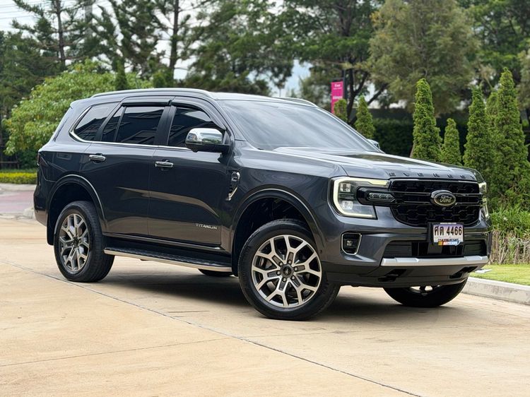 Ford Everest 2022 2.0 Titanium Plus 4WD Utility-car ดีเซล ไม่ติดแก๊ส เกียร์อัตโนมัติ เทา รูปที่ 3