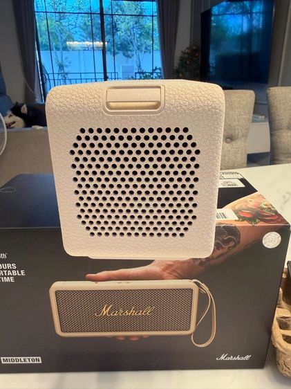 ลำโพง Marshall Middleton สีครีม ของแท้ ประกันเหลือ รูปที่ 3