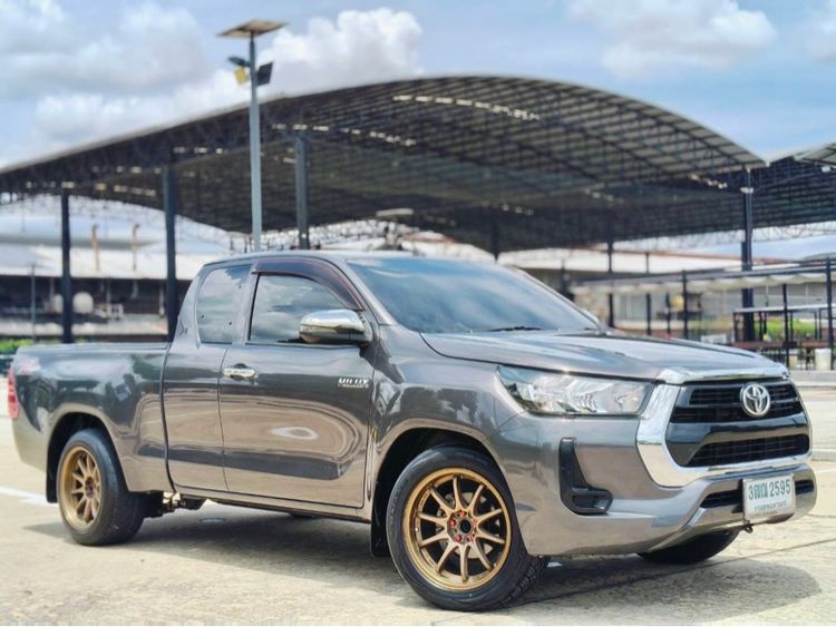 Toyota Hilux Revo 2021 2.4 Z Edition Entry Pickup ดีเซล ไม่ติดแก๊ส เกียร์ธรรมดา เทา รูปที่ 2
