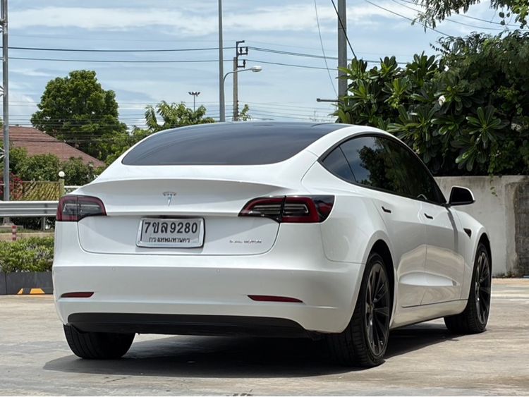 Tesla Model-3 2022 Long Range 4WD Sedan ไฟฟ้า ไม่ติดแก๊ส เกียร์อัตโนมัติ ขาว รูปที่ 4
