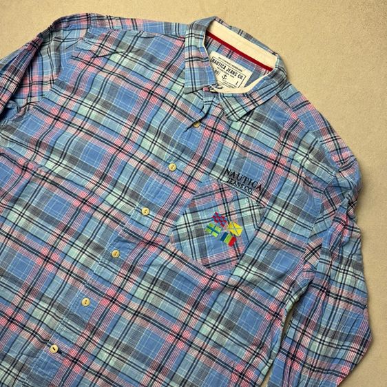 เสื้อเชิ้ต​ Nautica Size L 