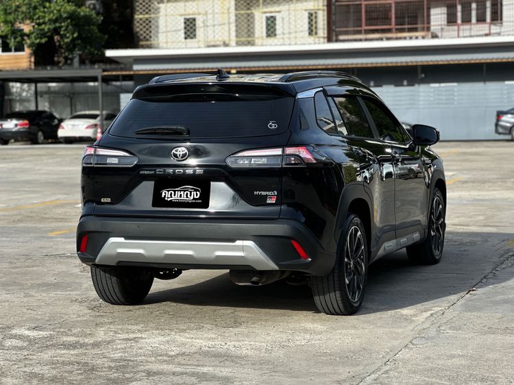 Toyota Corolla Cross 2022 1.8 Hybrid Premium Safety GR Sport Sedan ไฮบริด ไม่ติดแก๊ส เกียร์อัตโนมัติ ดำ รูปที่ 2