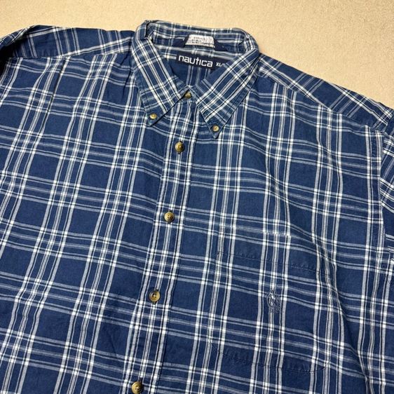 เสื้อเชิ้ต​ Nautica 90s Size XL รูปที่ 8