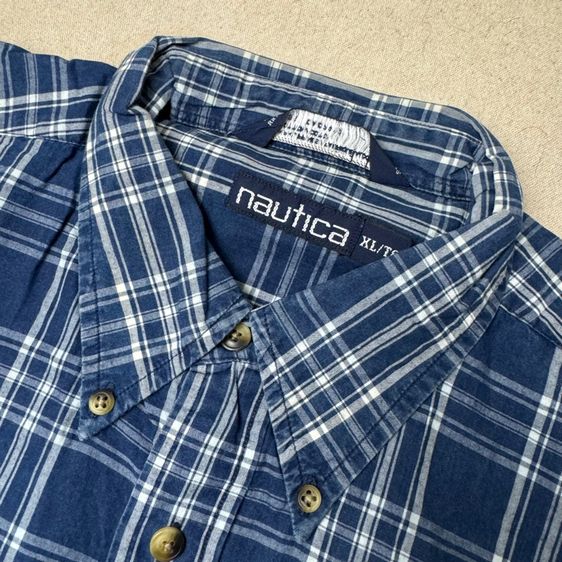 เสื้อเชิ้ต​ Nautica 90s Size XL รูปที่ 6