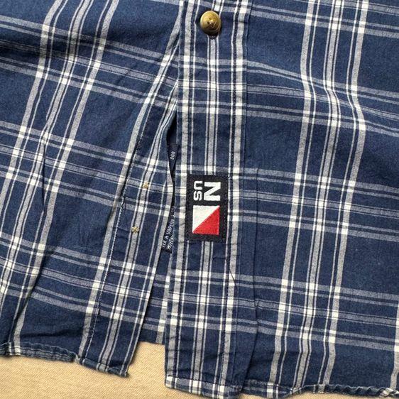 เสื้อเชิ้ต​ Nautica 90s Size XL รูปที่ 7