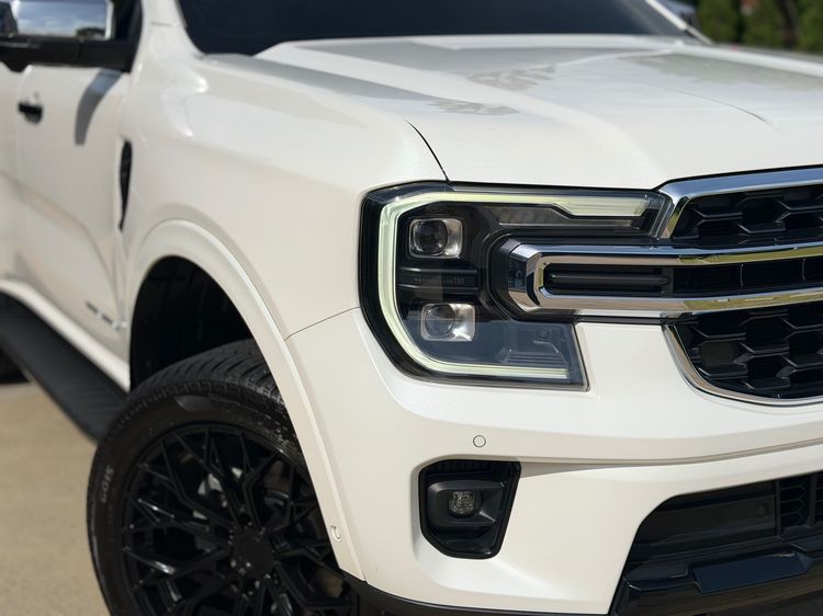 Ford Everest 2023 2.0 Titanium Plus 4WD Utility-car ดีเซล ไม่ติดแก๊ส เกียร์อัตโนมัติ ขาว รูปที่ 4