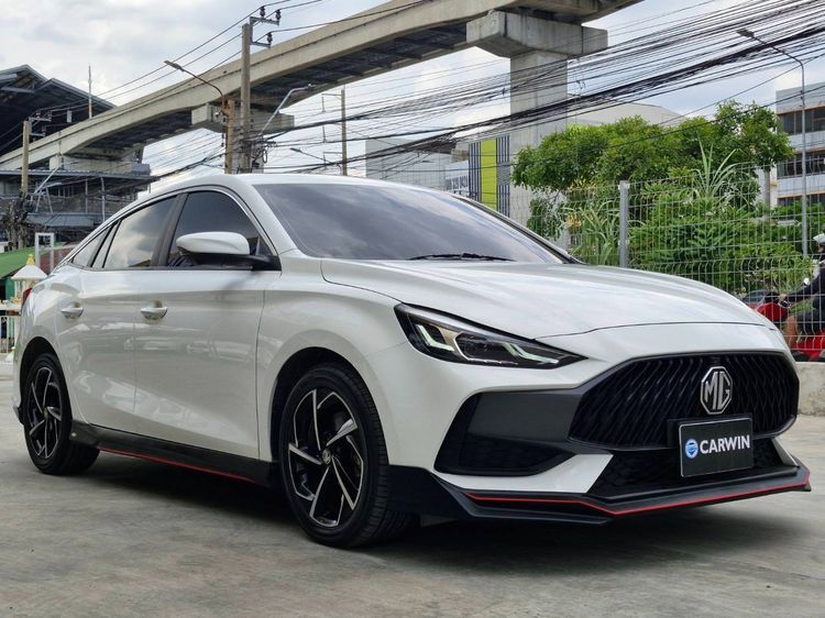 MG MG5 2024 1.5 X Sedan เบนซิน ไม่ติดแก๊ส เกียร์อัตโนมัติ ขาว รูปที่ 3