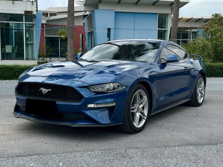 รถ Ford Mustang 2.3 Ecoboost สี น้ำเงิน
