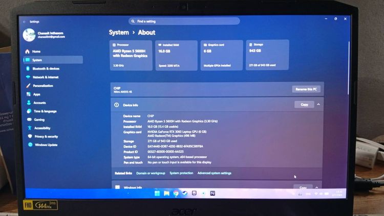 Acer Nitro 5 AN515-R313