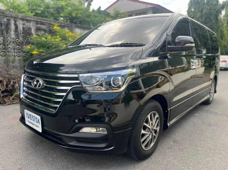 Hyundai H-1 2019 2.5 Elite Utility-car ดีเซล ไม่ติดแก๊ส เกียร์อัตโนมัติ ดำ รูปที่ 3