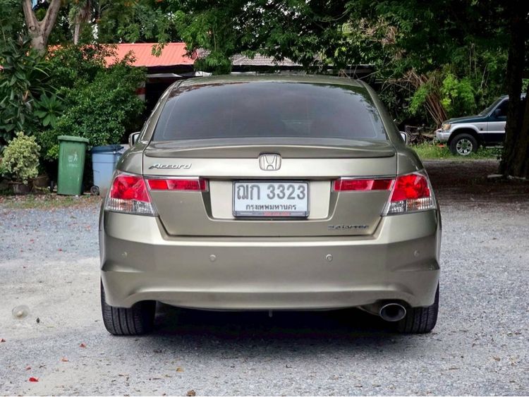 Honda Accord 2008 2.4 EL Sedan เบนซิน ไม่ติดแก๊ส เกียร์อัตโนมัติ บรอนซ์ทอง รูปที่ 4
