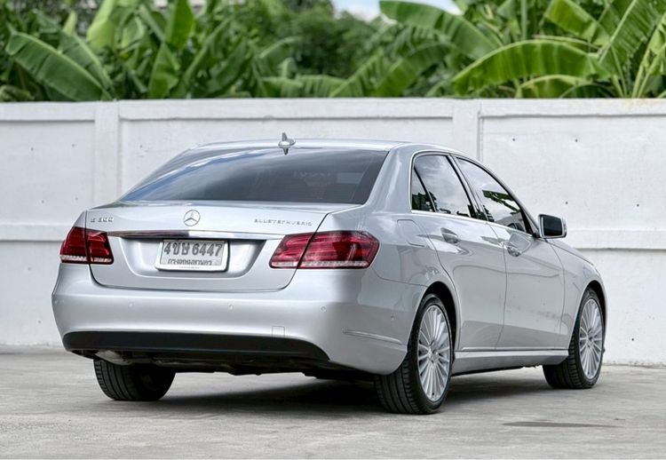 Mercedes-Benz E-Class 2014 E300 Sedan Hybrid (Diesel) ไม่ติดแก๊ส เกียร์อัตโนมัติ เทา รูปที่ 4