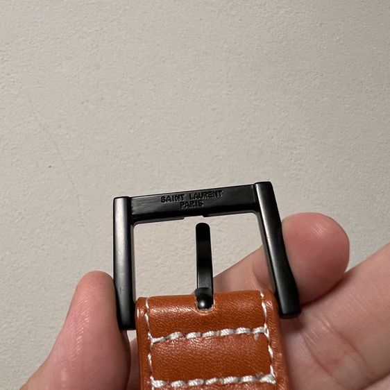 Yves Saint Laurent Leather belt made in italy รูปที่ 5