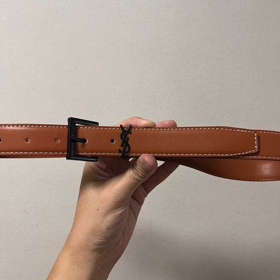 Yves Saint Laurent Leather belt made in italy รูปที่ 9