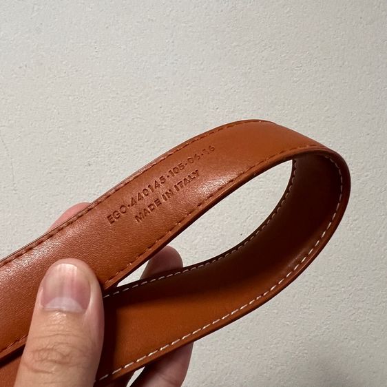 Yves Saint Laurent Leather belt made in italy รูปที่ 6