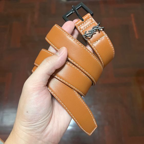 Yves Saint Laurent Leather belt made in italy
