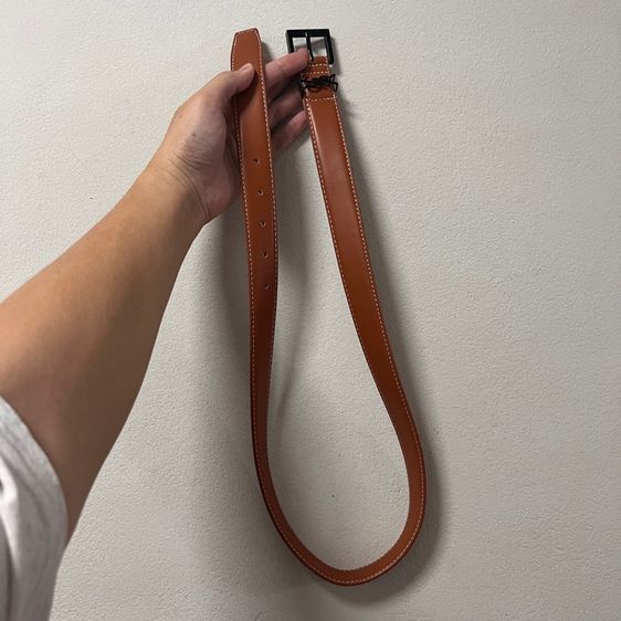 Yves Saint Laurent Leather belt made in italy รูปที่ 8