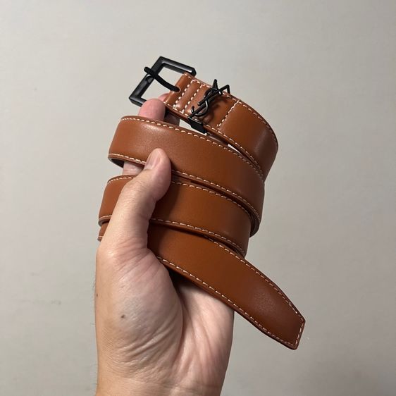 Yves Saint Laurent Leather belt made in italy รูปที่ 2