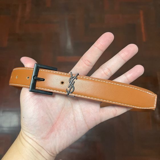 Yves Saint Laurent Leather belt made in italy รูปที่ 10