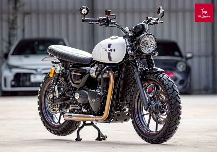 Triumph Streettwin900 ปี2018 มือเดียว วิ่ง11,000km. แต่งสองแสน