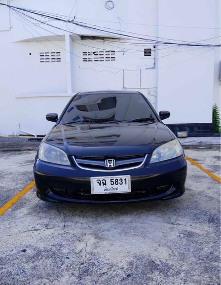 Honda Civic 2004 2.0 E i-VTEC Sedan เบนซิน ไม่ติดแก๊ส เกียร์อัตโนมัติ ดำ รูปที่ 2