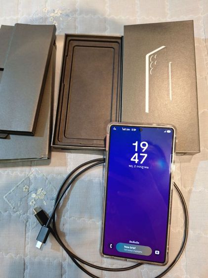 Samsung S25Ultra titanium Silver blue 12gb 256gb รูปที่ 3