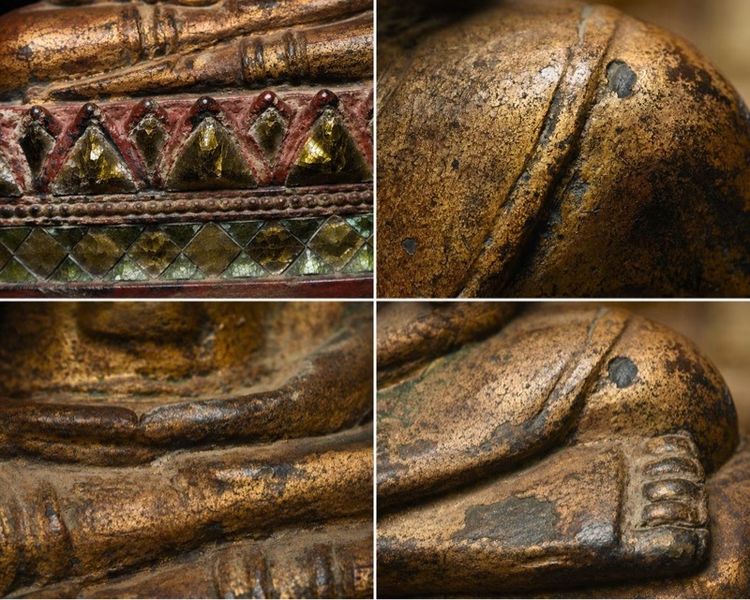 พระพุทธรูปล้านนา สกุลช่างเมืองแพร่ รูปที่ 9