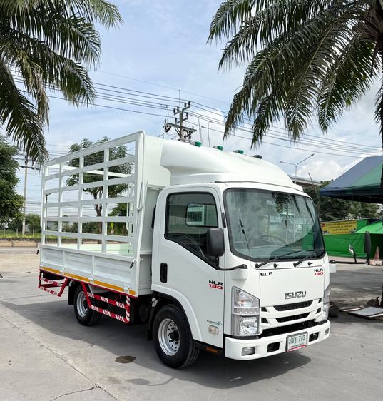 รถ ISUZU NLR 130 แรง ปี 2564 รถห้างแท้ (4 ล้อไม่ติดเวลา) กะบะเหล็กคอกสูง ยาว 3.50 ม กว้าง 1.90  ม. รูปที่ 2