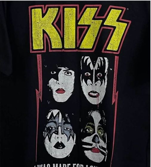 เสื้อวงkiss ปั้มคอลิขสิทธิ์kiss2024 ไซส์L รอบอก43นิ้ว ยาว29นิ้ว ตะเข็บคู่บนล่างมีข้างเดิม รูปที่ 5