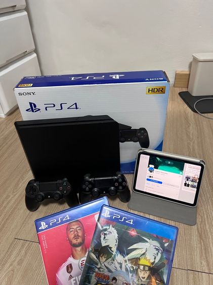 Sony เครื่องเกมส์โซนี่ เพลย์สเตชั่น เชื่อมต่อไร้สายได้ PS4 SLIM 500GB