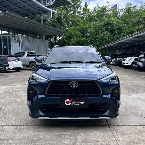 Toyota Yaris Cross 2023 1.5 HEV Premium Luxury Sedan ไฮบริด ไม่ติดแก๊ส เกียร์อัตโนมัติ น้ำเงิน รูปที่ 2
